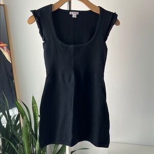 XHILARATION Black ribbed cotton Sleeveless Top M
